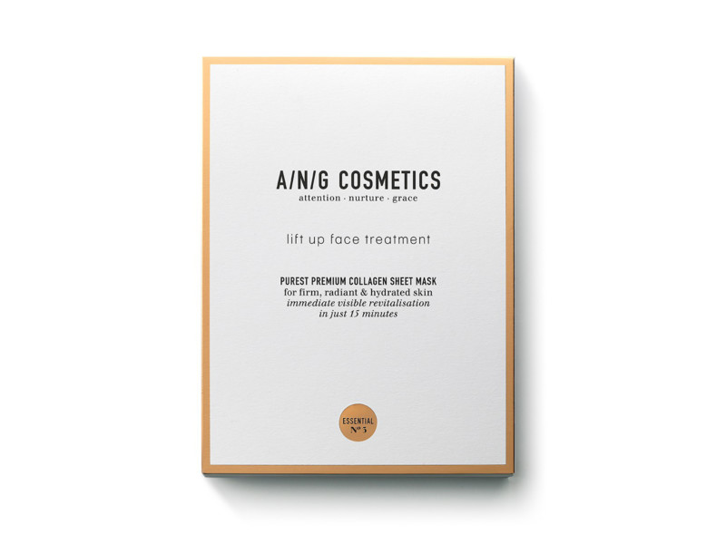 A/N/G Cosmetics introduceert Lift Up Face Treatment sheetmask