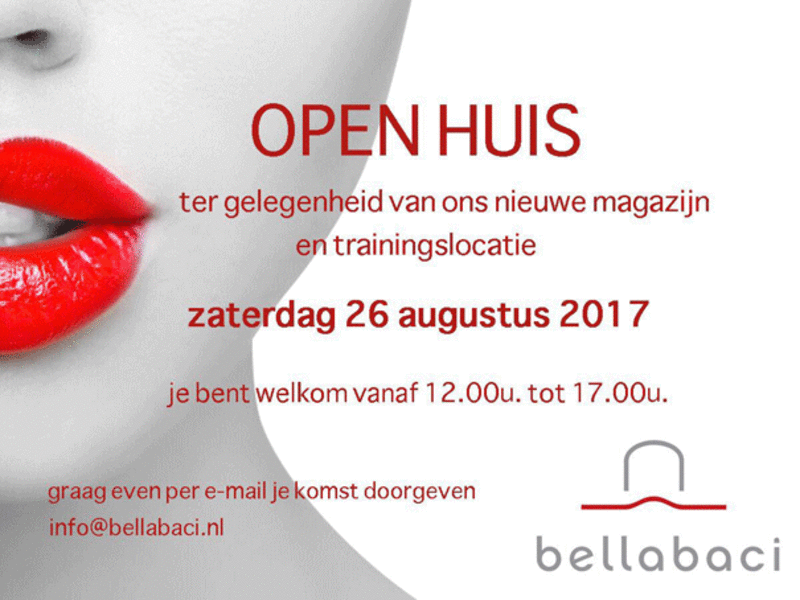 Open huis Bellabaci op 26 augustus