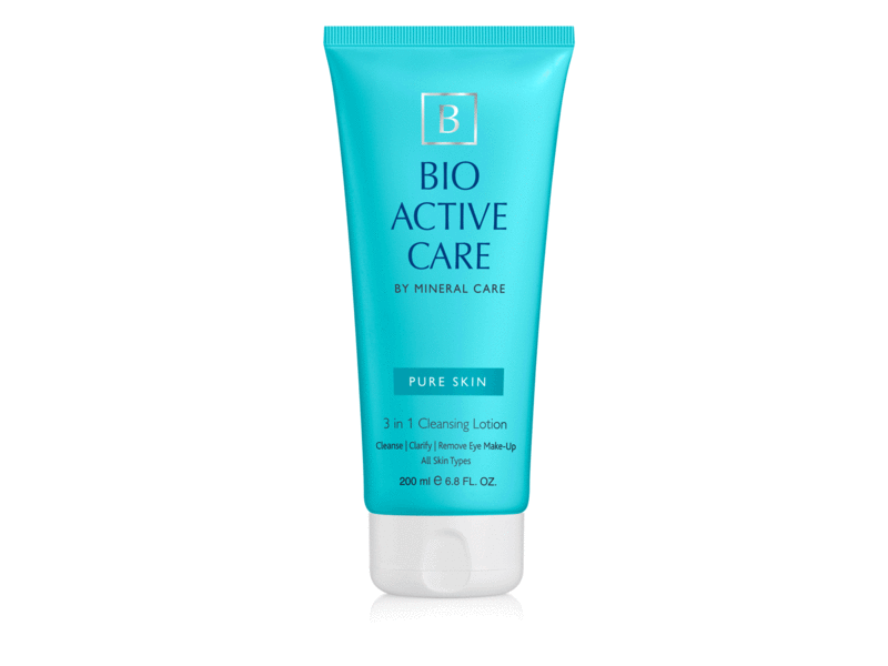 Bio Active Care cleansing lotion biedt 3-in-1-functie