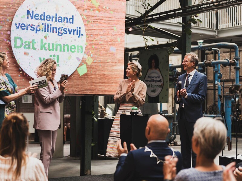 Koningin M&aacute;xima opent Verspillingsvrije Week 2025