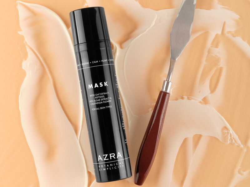 Mask van Azra Botanical Simplicity 'verzacht en voedt de huid'