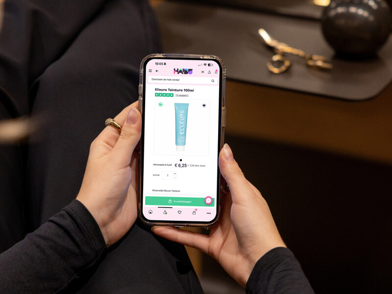 Kappersproducten bestellen? Dat doe je via de Haibu App